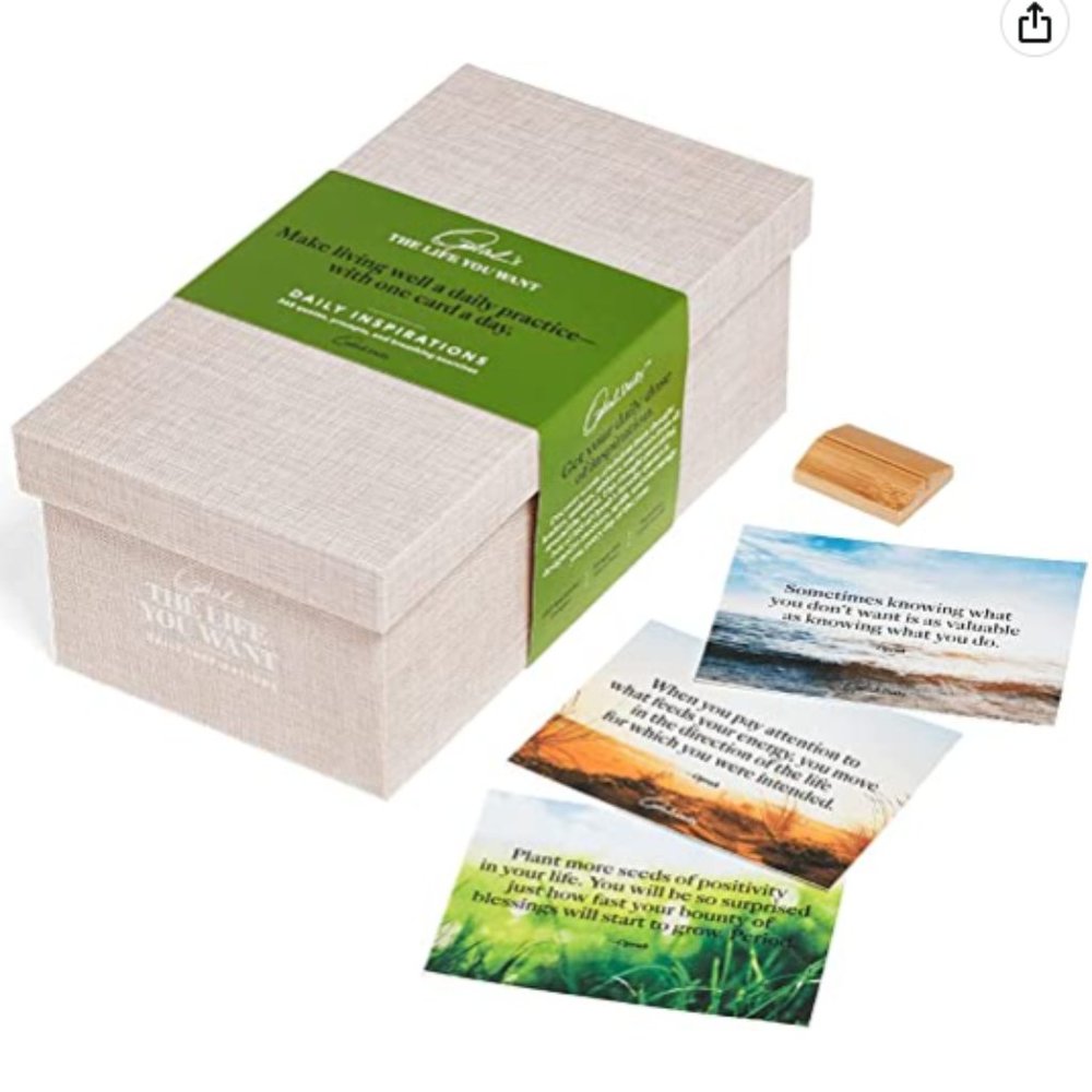 Limited Edition Oprah's The Life You Want Daily Inspiration Cards NEW SEALED